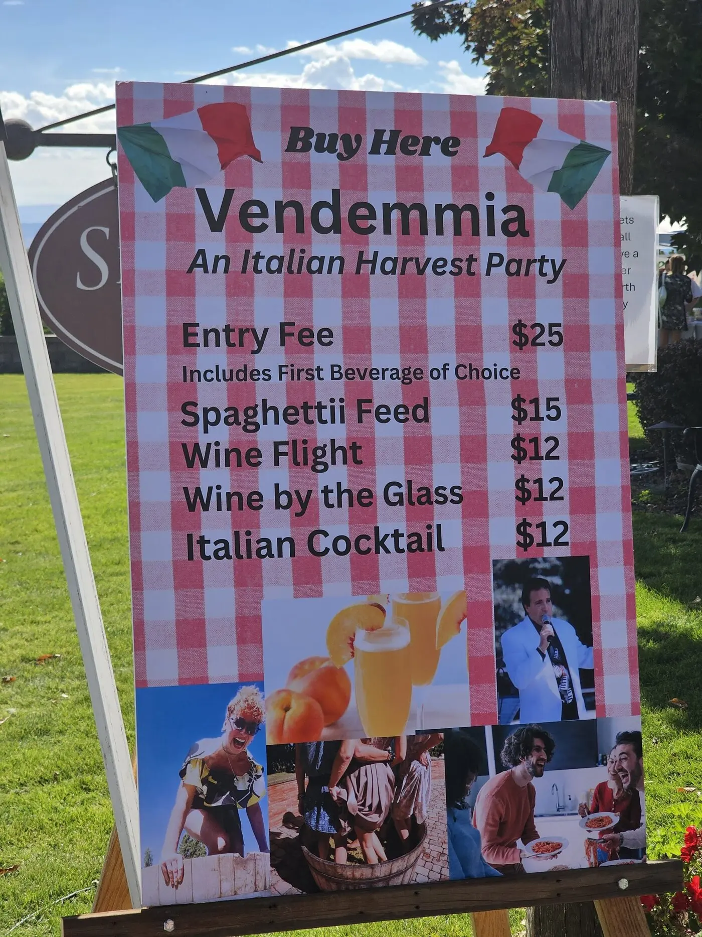 Poster for Vendemmia 2024 at Silver Lake Winery in Zillah